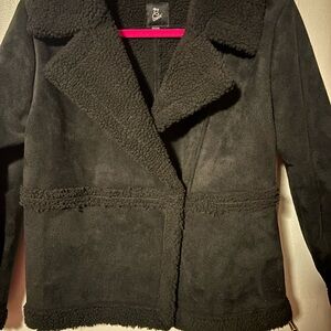 Black Sherpa Style Jacket